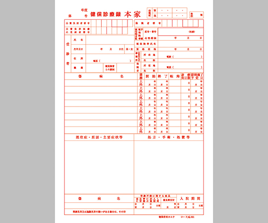 健保カルテＢ５サイズ
