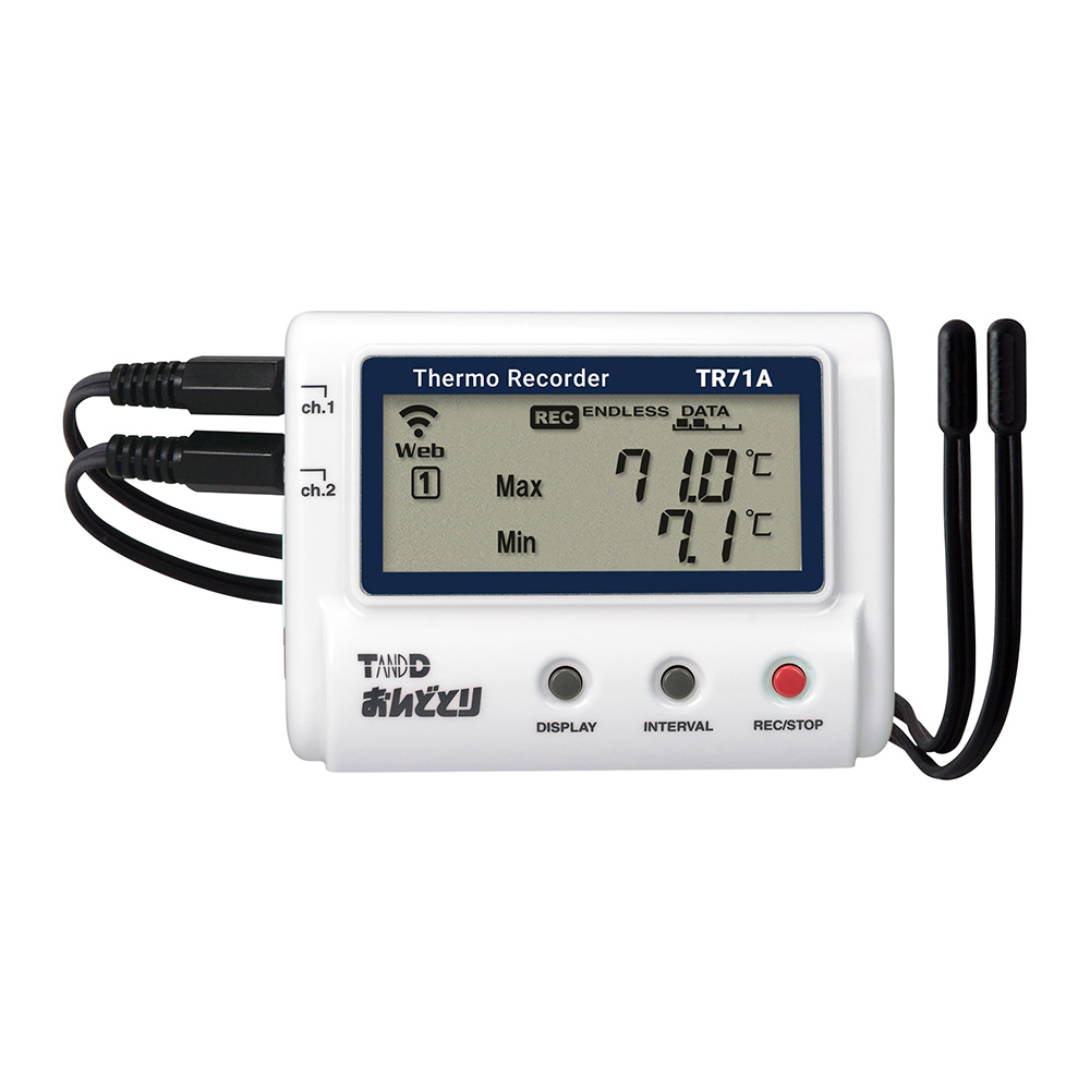 温湿度記録計　おんどとり（無線LAN）　TR71Aシリーズ