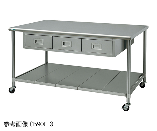 作業台（引出し付）　両面式