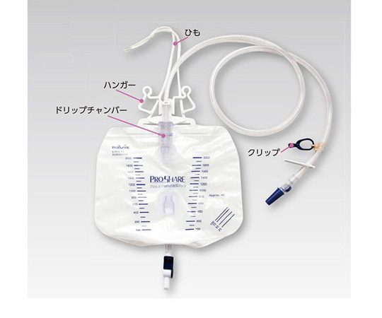 プロシェア閉鎖式導尿バック　5枚
